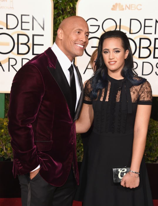 Dwayne Johnson s dcérou Simone